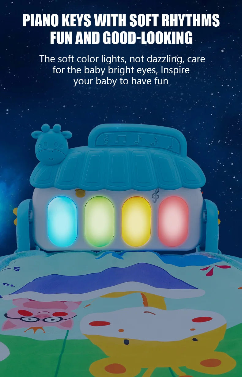 Baby Play Gym Mat with Piano