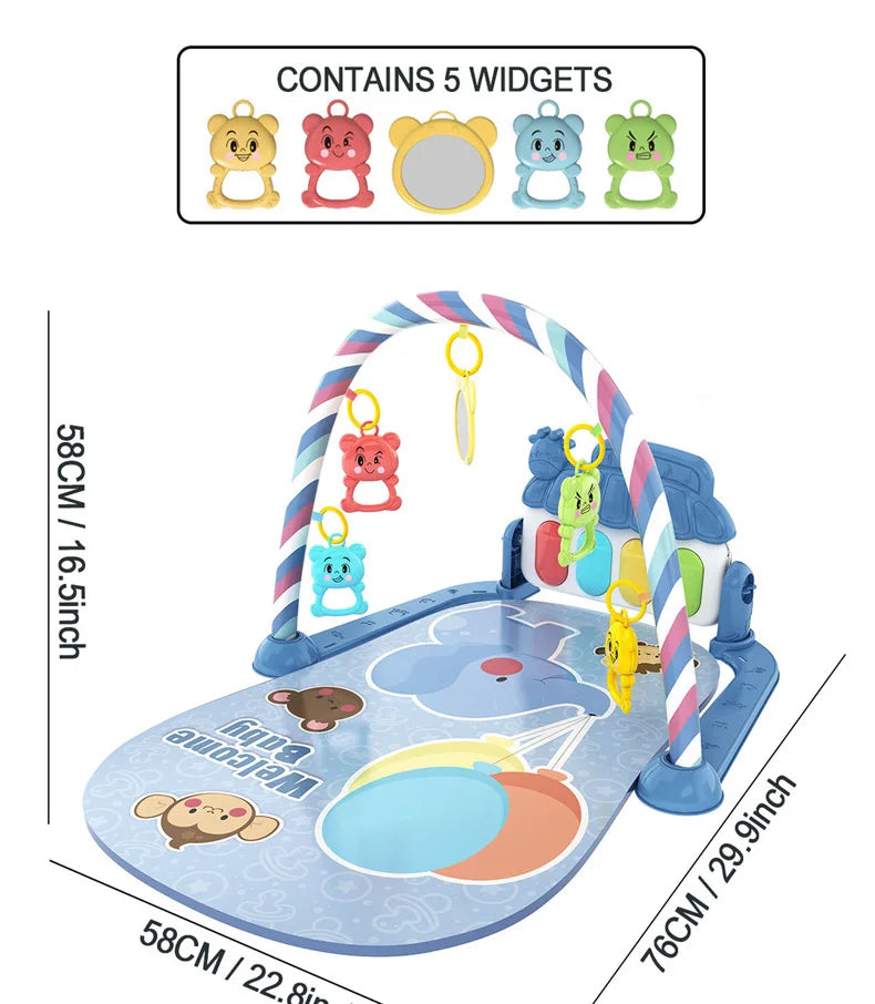 Baby Play Gym Mat with Piano