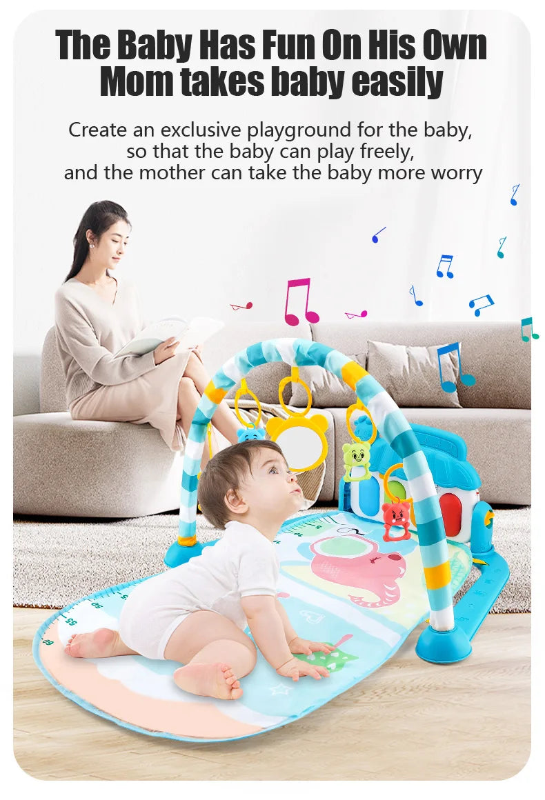 Baby Play Gym Mat with Piano