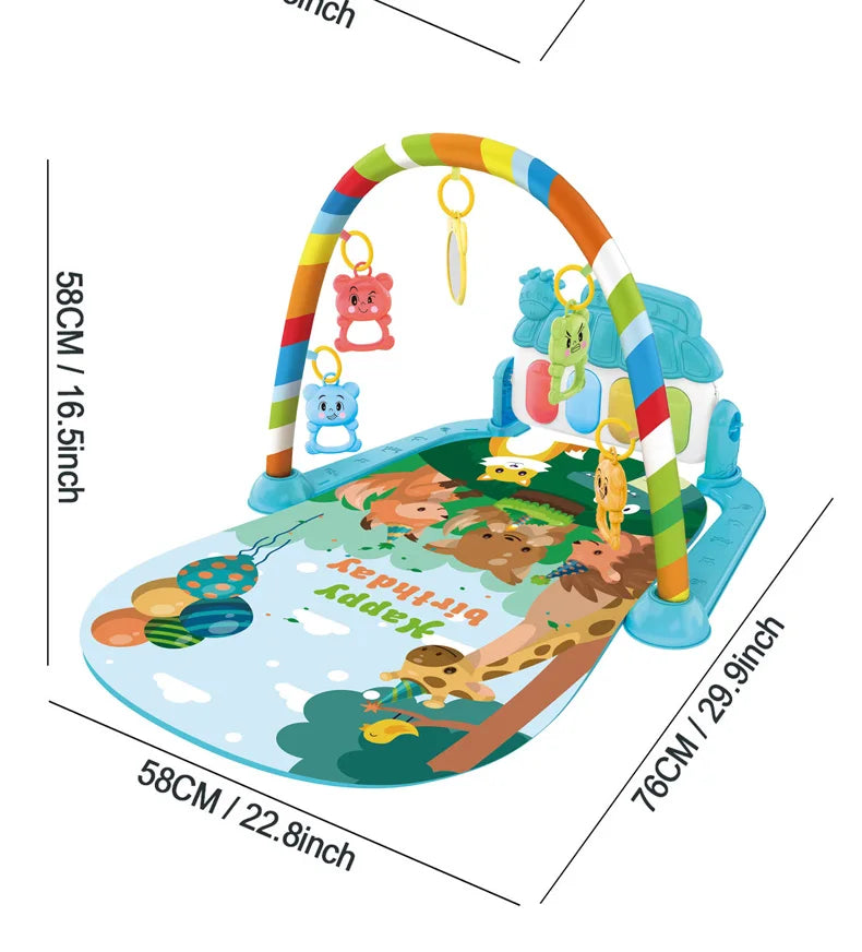Baby Play Gym Mat with Piano