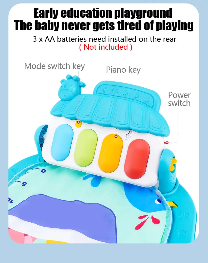 Baby Play Gym Mat with Piano