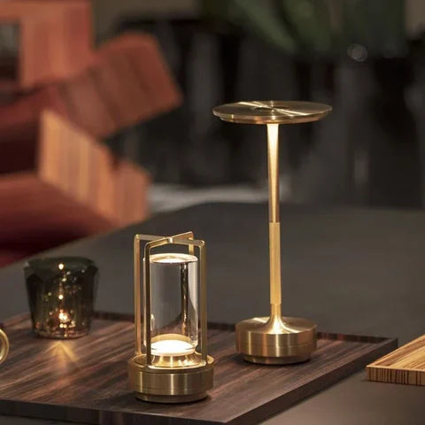 Dimmable Lamp Gold Color