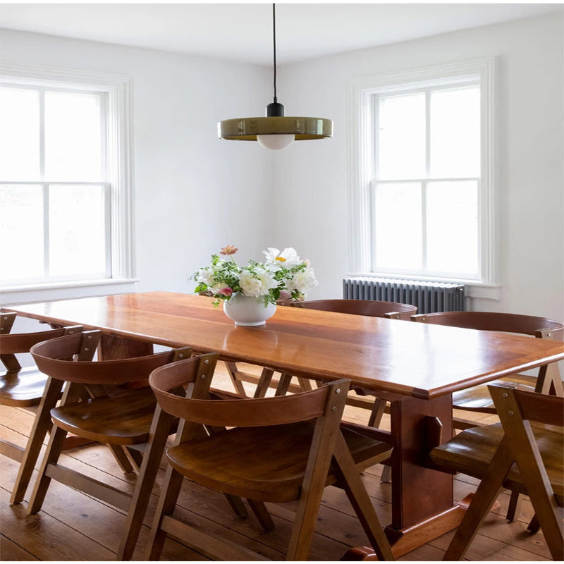 Nordic Retro Glass Pendant Light Room