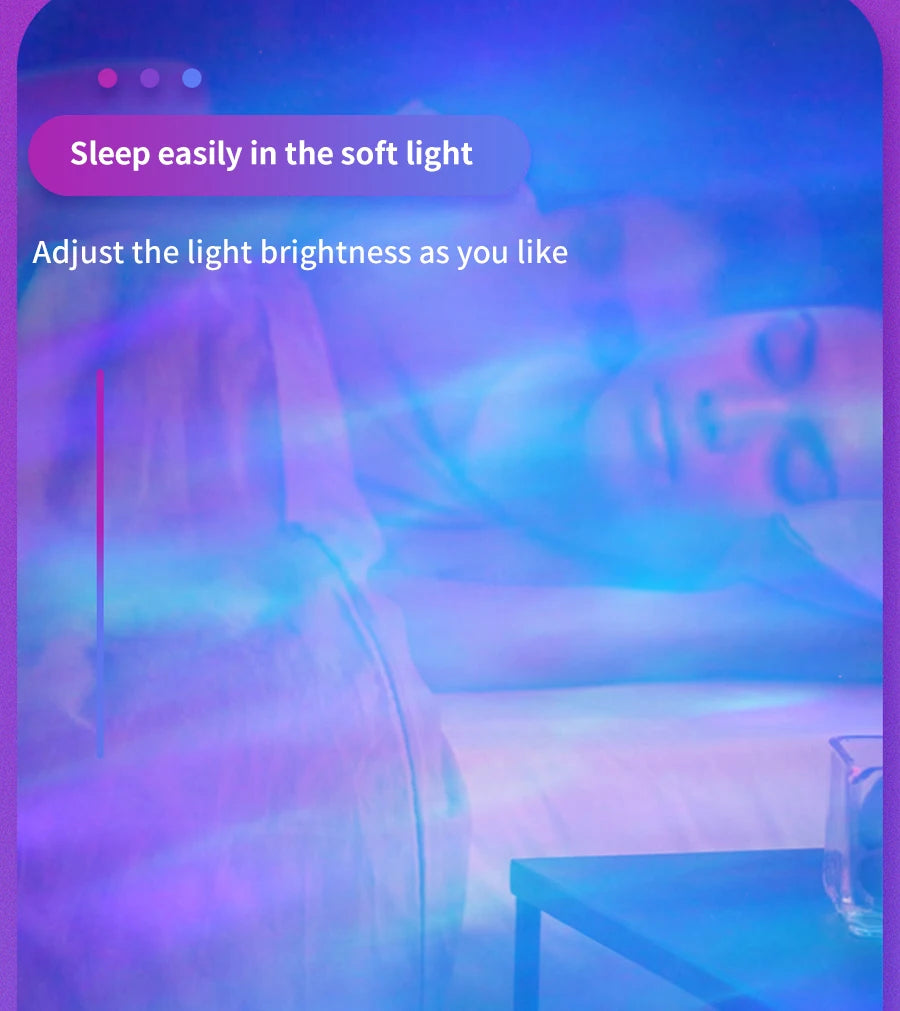 Northern Lights Night Light Sleep easily in the soft light