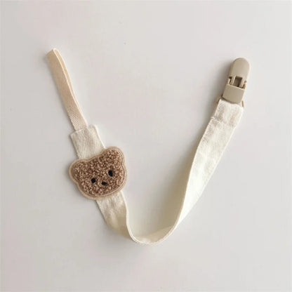Bear Baby Pacifier Chain Clips