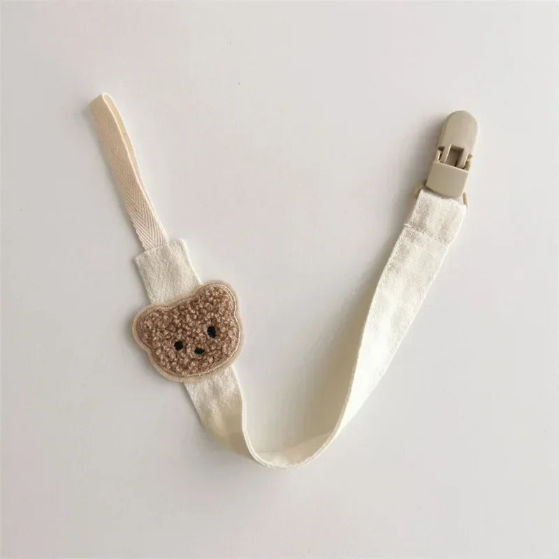 Bear Baby Pacifier Chain Clips