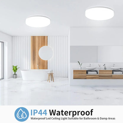 Modern LED Ceiling Light – Round Flush Mount for Kitchen & Home