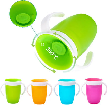 Spill-Proof 360° Baby Training Cup
