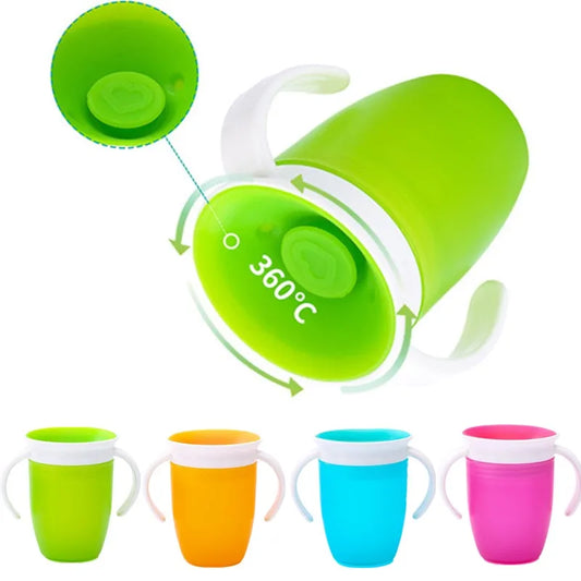 Spill-Proof 360° Baby Training Cup