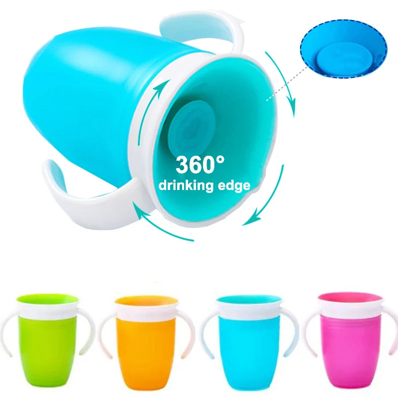 Spill-Proof 360° Baby Training Cup