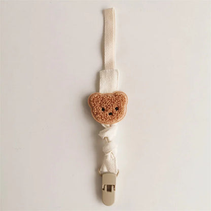 Bear Baby Pacifier Chain Clips