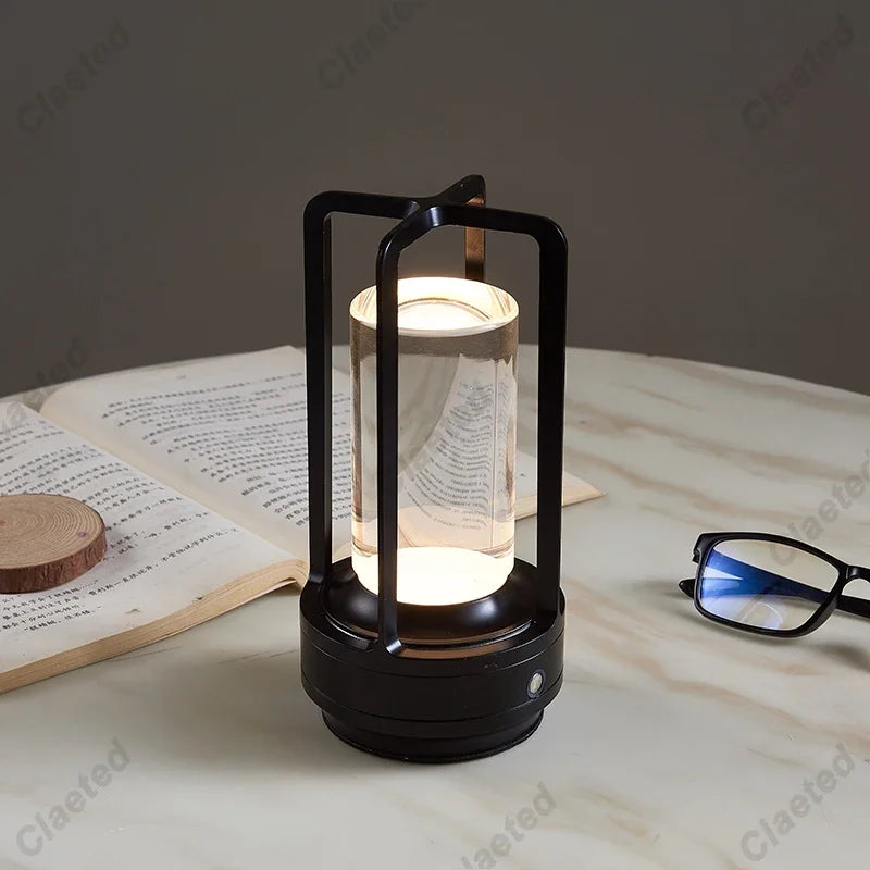 Led Cordless Table Lamp Industrial Style Desk Lamps Outdoor Camping Atmosphere Light Restaurant Creative beside Night Lights