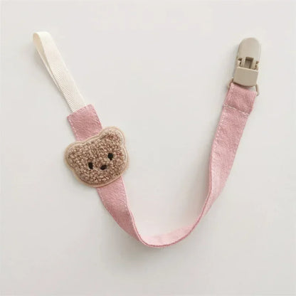 Bear Baby Pacifier Chain Clips