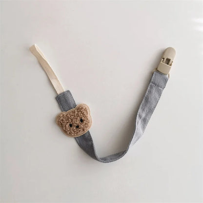 Bear Baby Pacifier Chain Clips