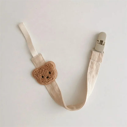 Bear Baby Pacifier Chain Clips