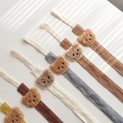 Bear Baby Pacifier Chain Clips