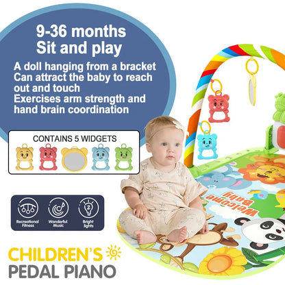Baby Play Gym Mat with Piano