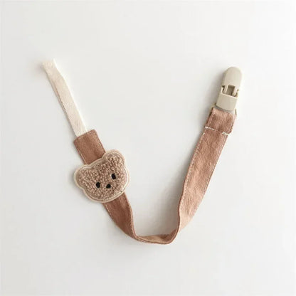 Bear Baby Pacifier Chain Clips