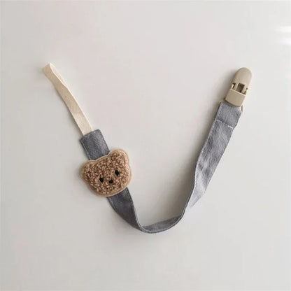 Bear Baby Pacifier Chain Clips