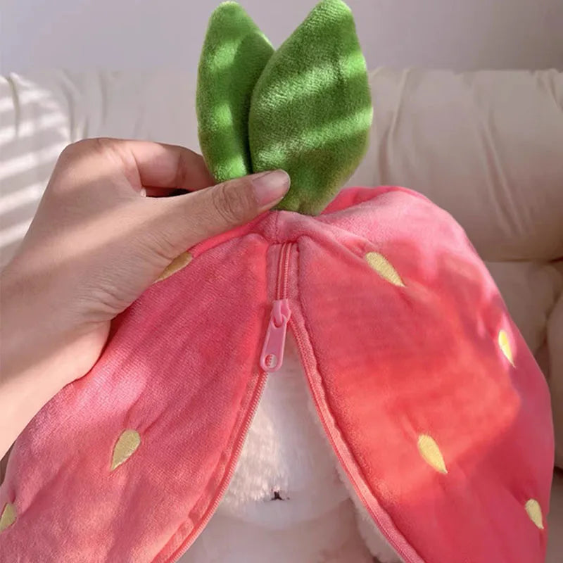 Strawberry and Carrot Bunny Cuddly toy