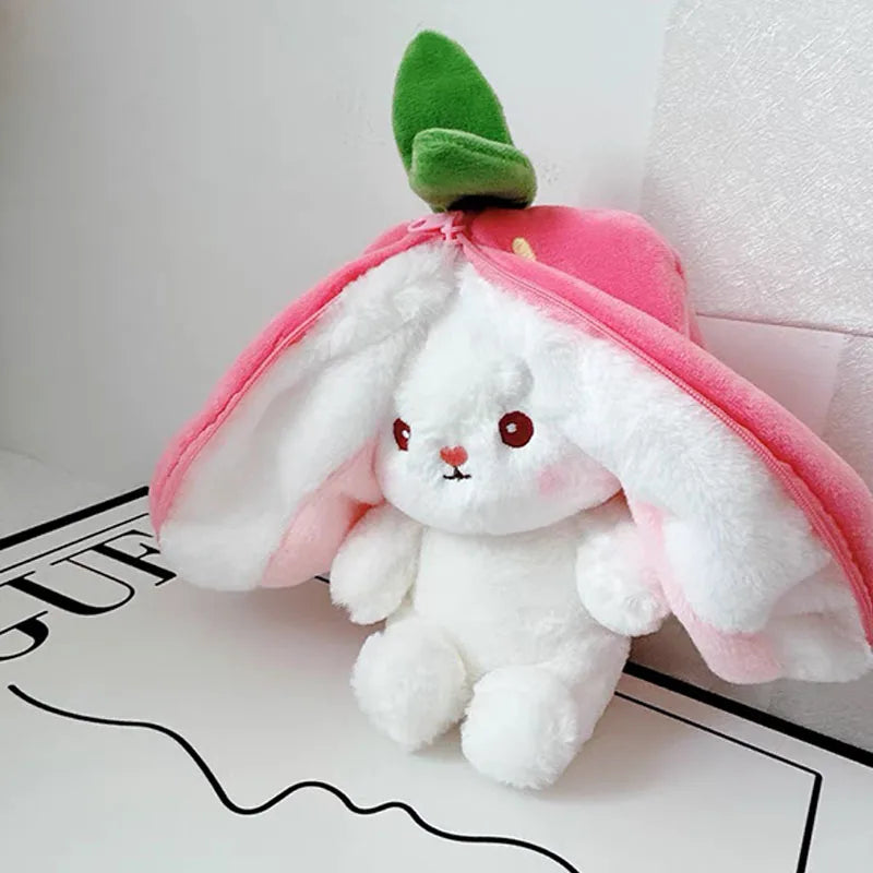 Strawberry and Carrot Bunny Cuddly toy Stylish