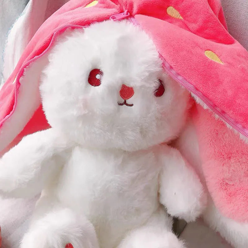 Strawberry and Carrot Bunny Cuddly toy Stylish High Quality perfect for gifts