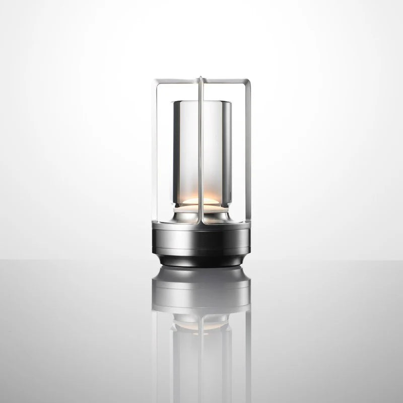 Warm Glow Lamp Silver Color
